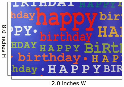 happy birthday gift bag Wall Mural