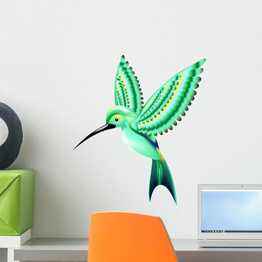 Hummingbird-bird-colibri-bird-hummingbird-vector Wall Decal