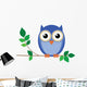 Wise Old Owl Sat Wall Decal