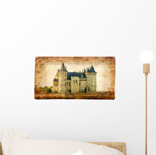 Castles France Saumur Retro