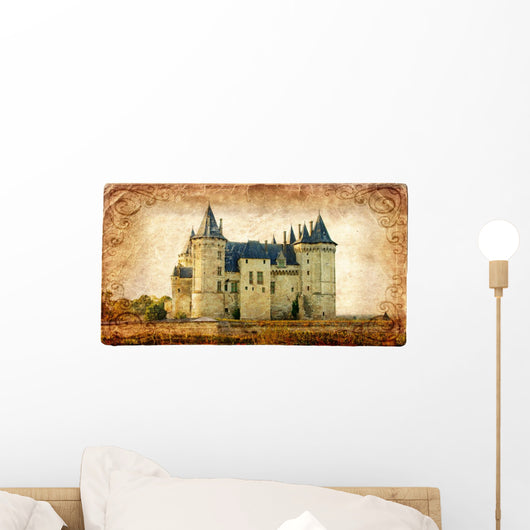 Castles France Saumur Retro