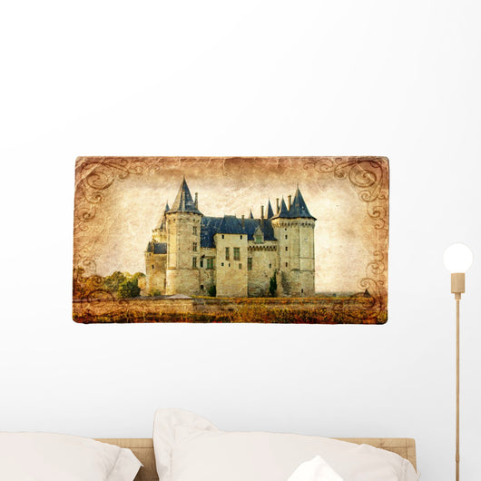 Castles France Saumur Retro