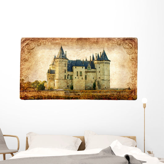 Castles France Saumur Retro