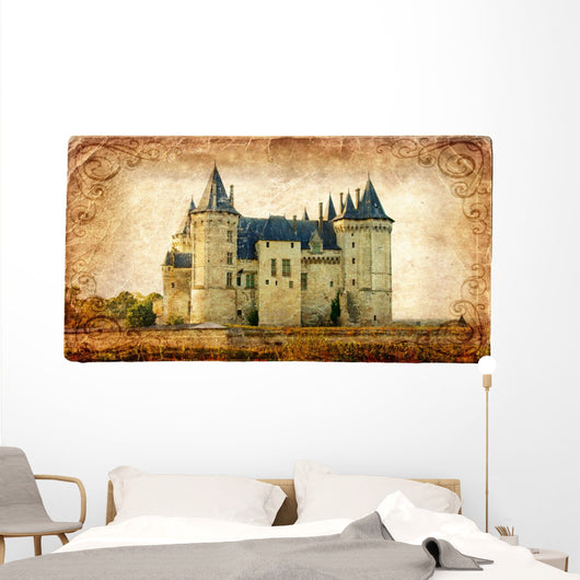 Castles France Saumur Retro