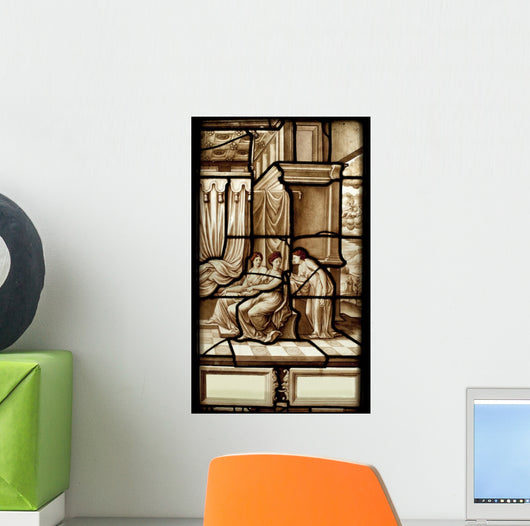 History Psyche Stained Glass Wall Decal