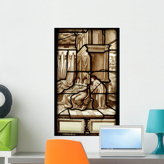 History Psyche Stained Glass Wall Decal
