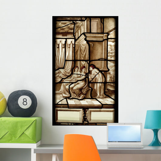 History Psyche Stained Glass Wall Decal