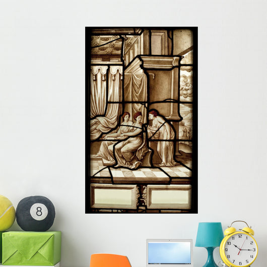 History Psyche Stained Glass Wall Decal