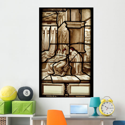 History Psyche Stained Glass Wall Decal