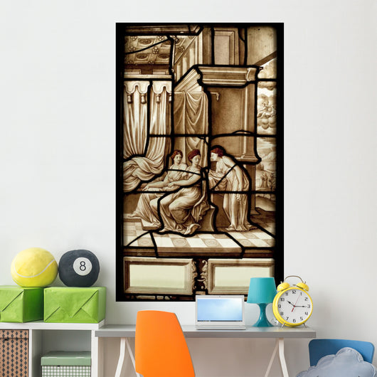 History Psyche Stained Glass Wall Decal