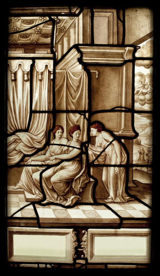 History Psyche Stained Glass Wall Decal