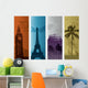 Travel background Wall Decal