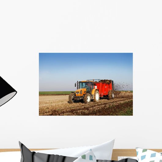 Tipper Tractor Wall Mural