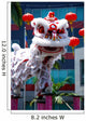 Chinese lion dance Wall Mural