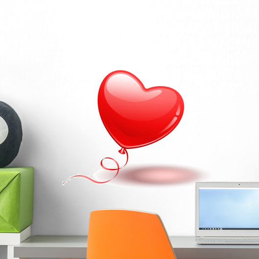 Red Heart Shape Balloon