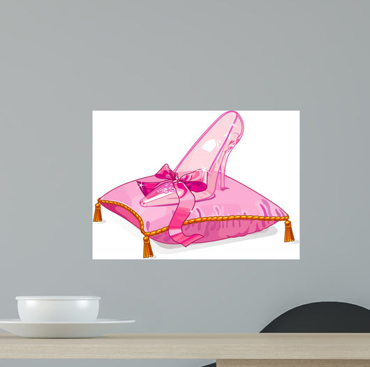 Fairytale Slipper Princess Wall Decal