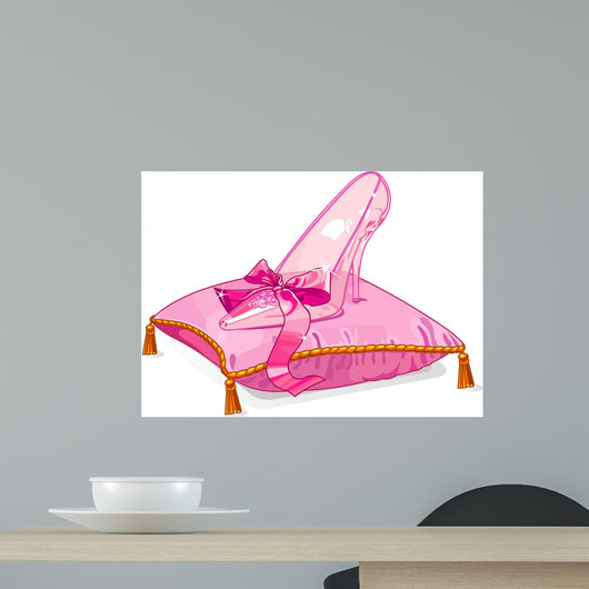 Fairytale Slipper Princess Wall Decal