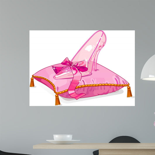 Fairytale Slipper Princess Wall Decal