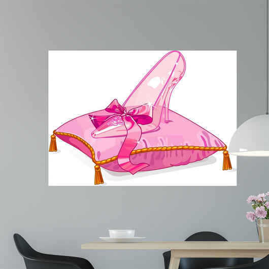 Fairytale Slipper Princess Wall Decal