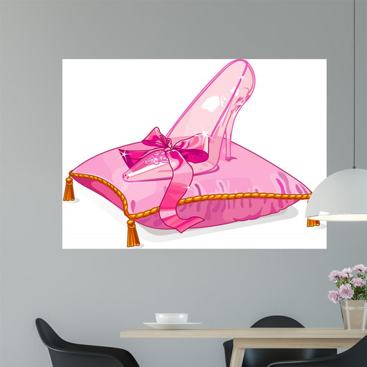 Fairytale Slipper Princess Wall Decal