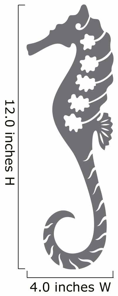 Decorative Sea Horse Wall Decal