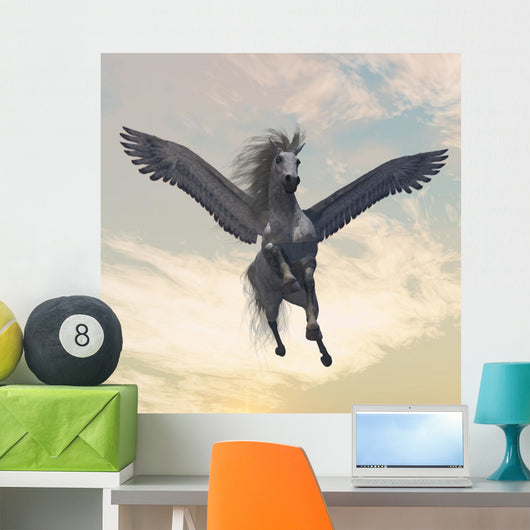 Flying Pegasus Wall Mural