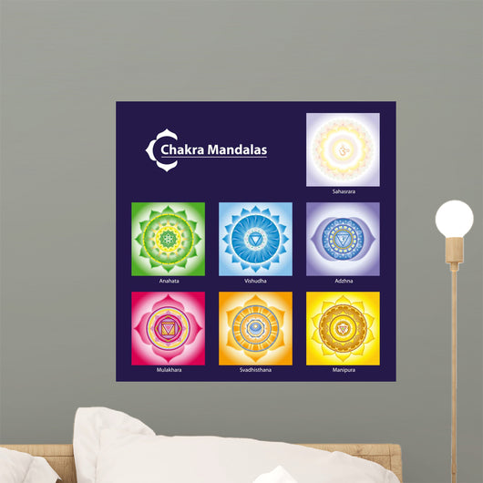 Vector Chakra Symbol Mandalas