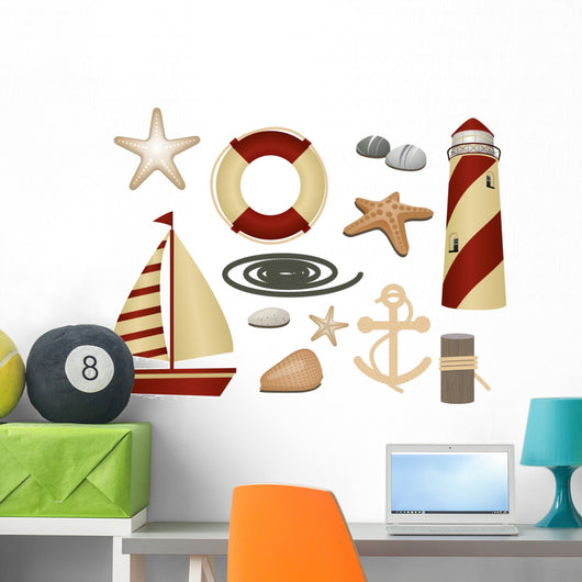 Nautical Lighthouse Wall Decal