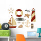 Nautical Lighthouse Wall Decal