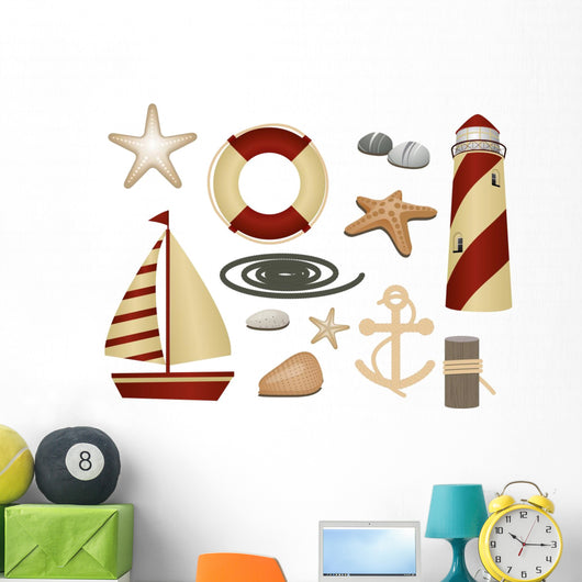 Nautical Lighthouse Wall Decal