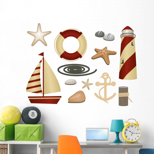 Nautical Lighthouse Wall Decal