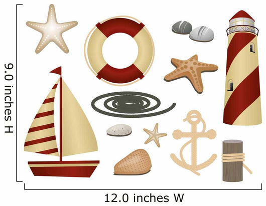 Nautical Lighthouse Wall Decal