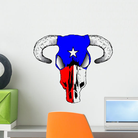 Texas Bull Wall Decal