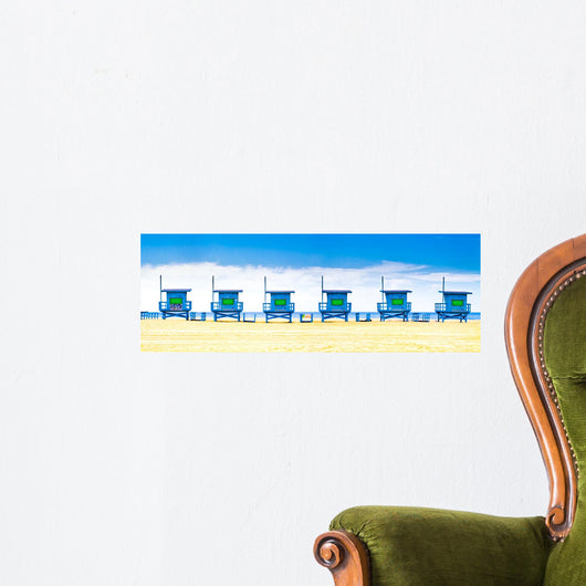 Watchtowers Venice Beach Wall Decal