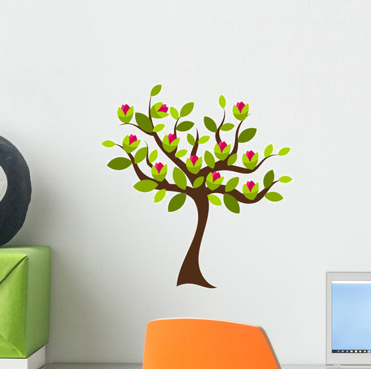 Flowering tree Wall Decal