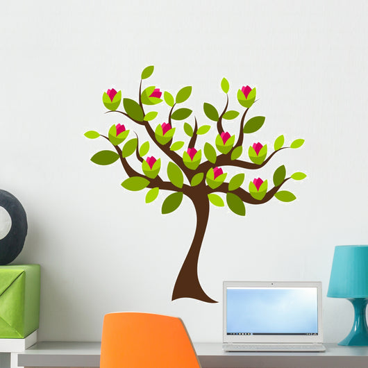 Flowering tree Wall Decal