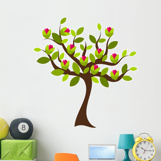 Flowering tree Wall Decal