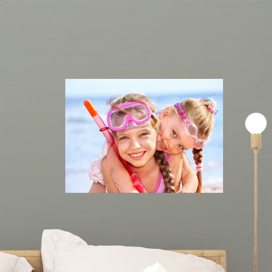 Children Playing Beach