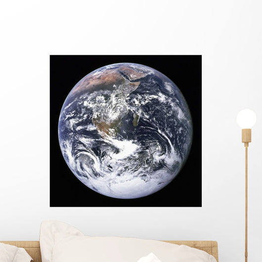 Earth From Outer Space Wall Mural