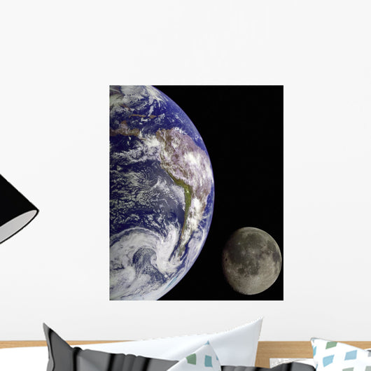 Earth From Outer Space Wall Mural