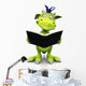 Cute Monster Looking Confused Wall Decal