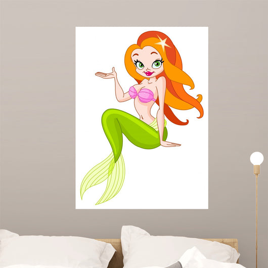 Beautiful Mermaid Wall Decal