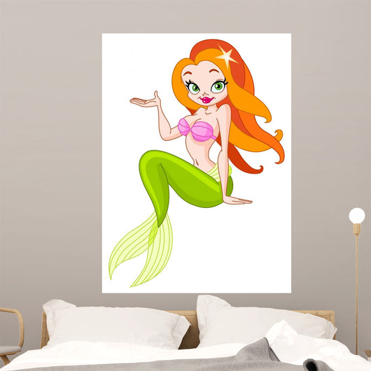 Beautiful Mermaid Wall Decal