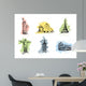 Set landmarks Wall Decal
