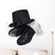 Tap Shoes Top Hat Wall Decal