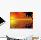 Palms and Sun Wall Mural