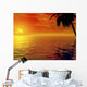 Palms and Sun Wall Mural