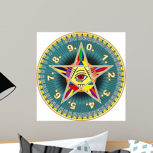 6 49 Lotto Wheel Wall Decal