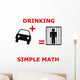 Simple Math Wall Mural