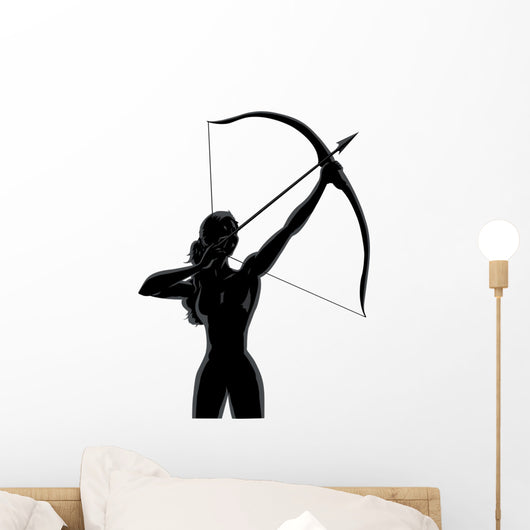 Outline Female Archer